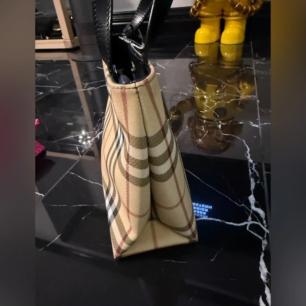 BURBERRY Nova Check Mini Tote